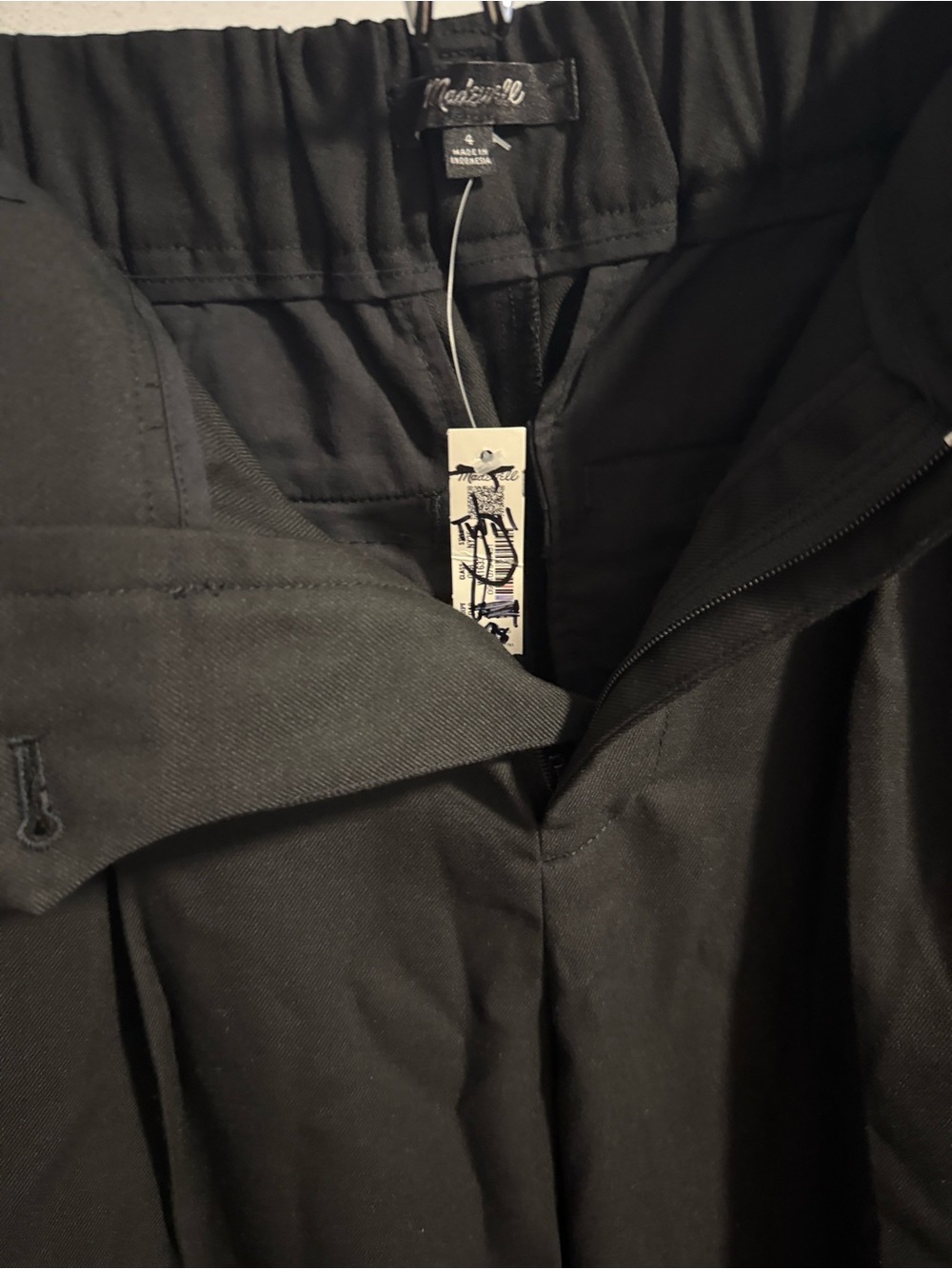 Madewell Slouchy Straight Pants in Brushed Twill - Picture 8 of 11